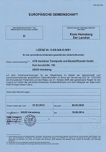ATB EU-Lizenz
